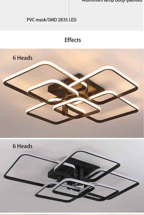 Opulentis Modern Led Chandelier