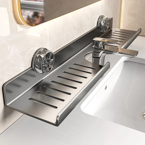 Suction Cup Faucet Draining Rack