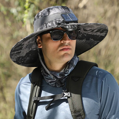 Summer Outdoor Fan Cooling Hat