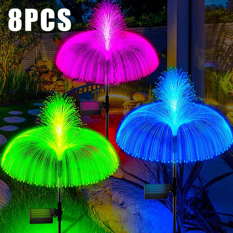 Solar LED Jellyfish Garden Lights
