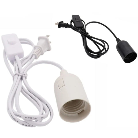 Lamp Adapter Extension Cord US EU UK AU Plug