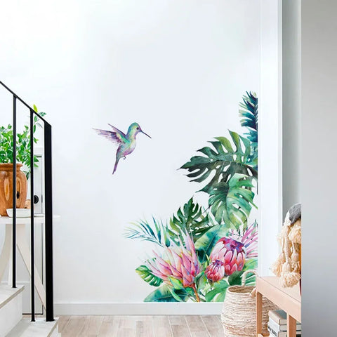 Tropical Leaves Wall Stickers