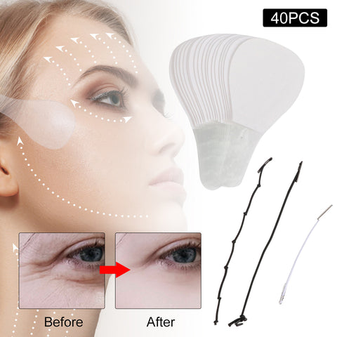 40Pcs/Set Lift Up Invisible Facial Tape