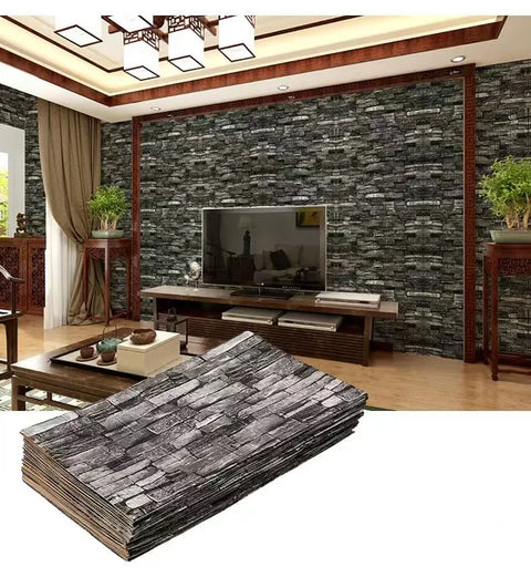 3/5/10m Self-adhesive Foam 3D Wall Paper
