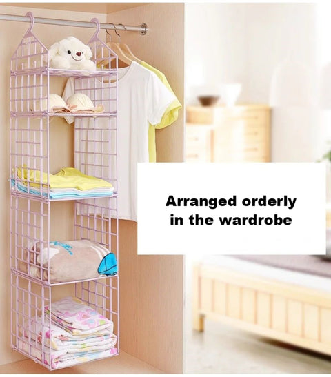 Multilayer Hanging Clothes Shelves