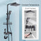 Digital Rainfall Brass Shower