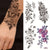 Color Flower Tattoo Sticker