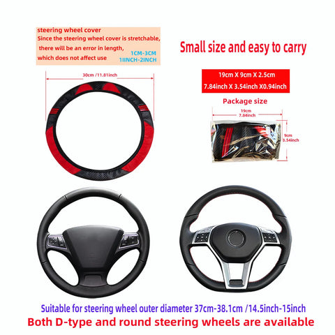 PU Leather Steering Wheel Cover