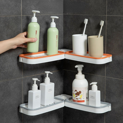 Bathroom Drain Shelf Rack