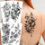 Waterproof Flower Temporary Tattoos