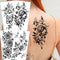 Waterproof Flower Temporary Tattoos