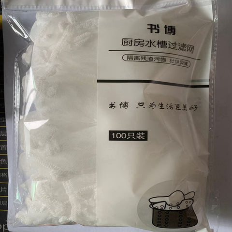 100PCS Disposable Sink Mesh Drainer Bag