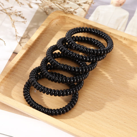 6PCS Spiral Hair Ties