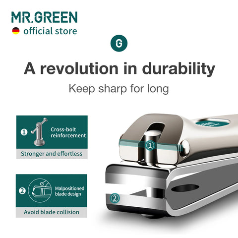 Stainless Steel Curved Blade Nail Clippers