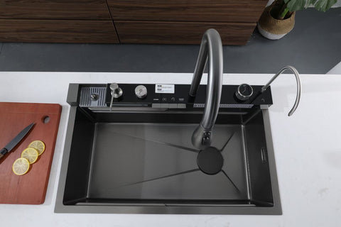 Smart Digital Waterfall Kitchen Sink