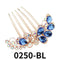 Rhinestone Butterfly Hair Comb Pin