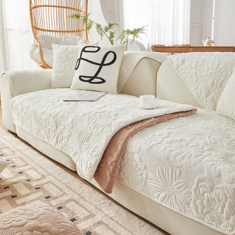 New Plush Sofa Cushion Cover