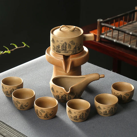 Journey Brew: Chinese Ceramic Travel Tea Set