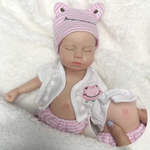 33cm 13inch Full Body Soft Solid Silicone Baby Doll