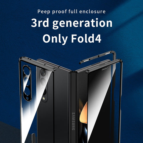Alloy Metal Frame Full Cover Phone Protector For Samsung Galaxy Z Fold