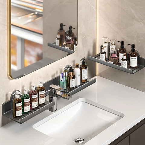 Suction Cup Faucet Draining Rack