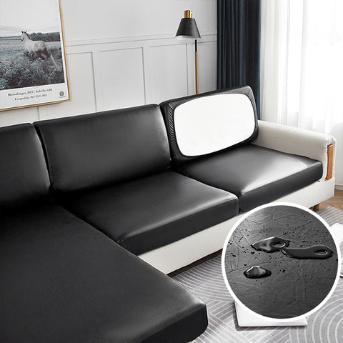 Faux Leather Sofa Seat Cover