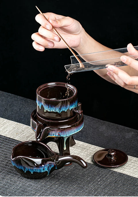 Stone Essence: Handcrafted Chinese Tea Ceremony Set