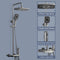 Digital Rainfall Brass Shower