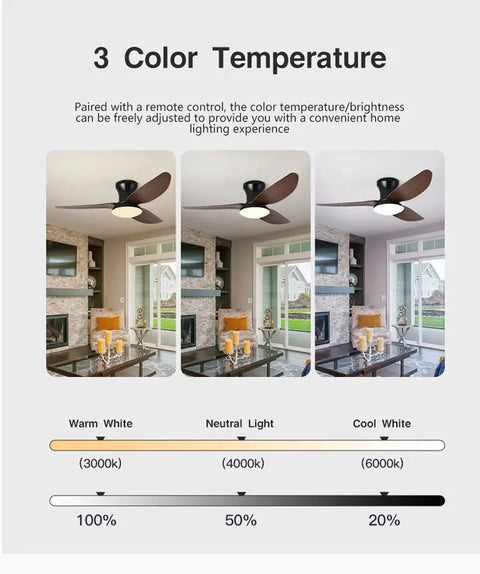 40inch AeroLuxe Lighted Ceiling Fan