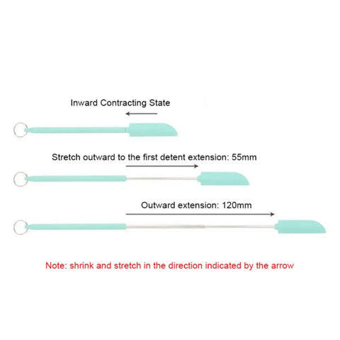 Silicone Spatula Scraper Brush