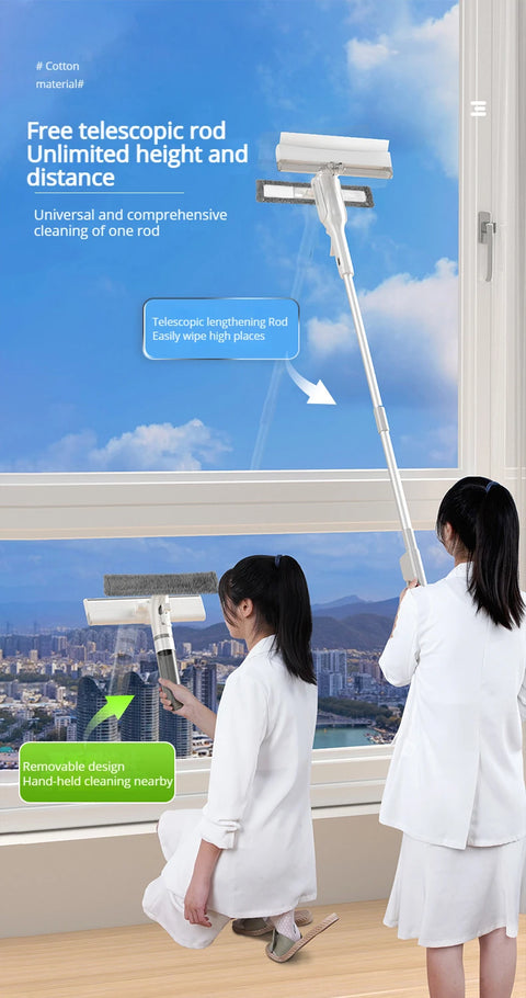 Window Water-Scraping Cleaning Tool