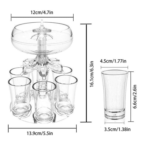 6-Shot Glass Dispenser