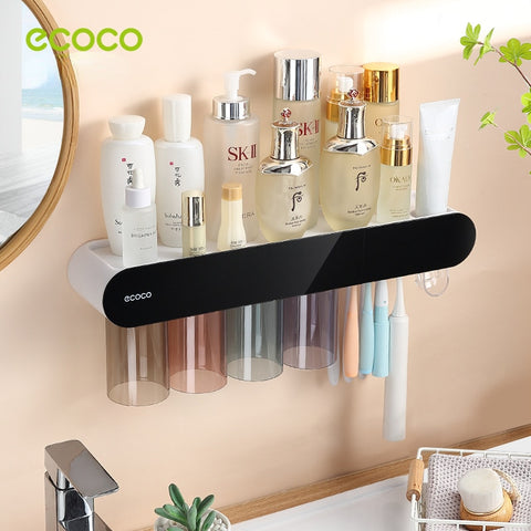 Magnetic Cup Toothbrush Holder Bathroom Accessories