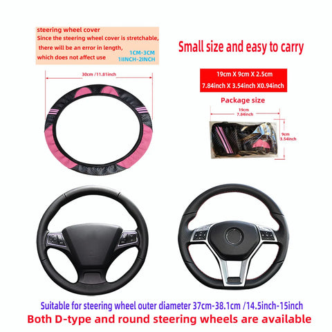 PU Leather Steering Wheel Cover