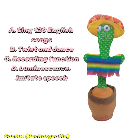 DanzuCactus Singing Dancing Toy