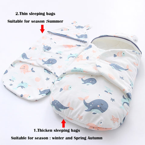 Winter/Summer Baby Wrap Blanket