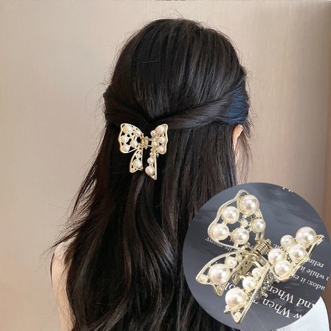 Rhinestone Metal Hair Claw