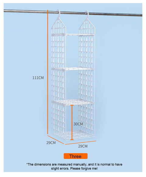 Multilayer Hanging Clothes Shelves