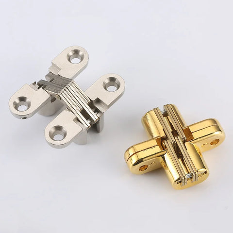 2PCS 12x43MM Invisible Hinges