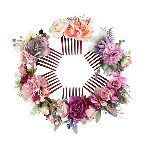Wedding Flower Hair Comb Hairpin