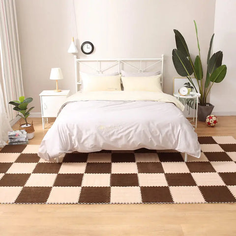 20PCS Soft Plush Puzzle Floor Mat
