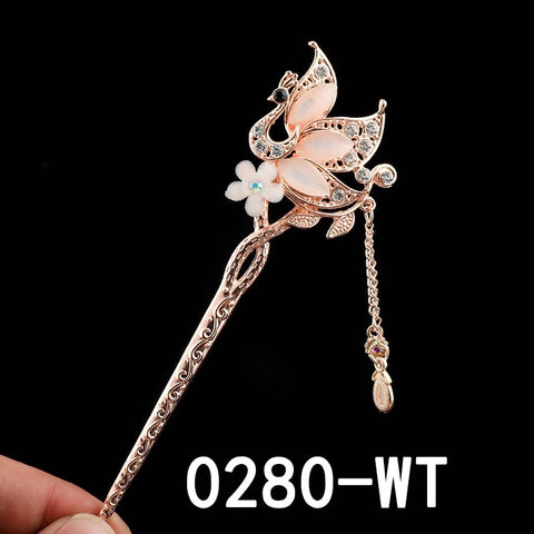 Crystal Antique Hair Stick