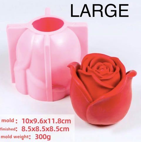 Big Rose Flower Silicone Mould