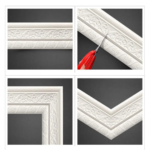 3D Foam Wall Edge Strip