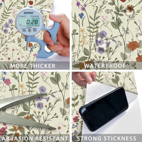 BloomLux Floral Peel & Stick