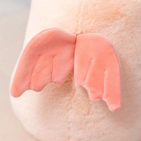Kawaii Angel Pig Plush Doll