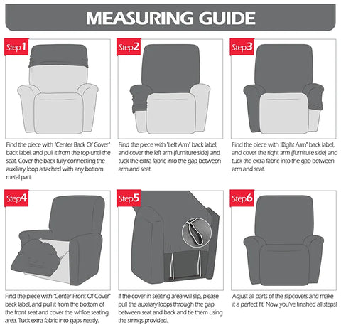 1 Seater Recliner Sofa Cover
