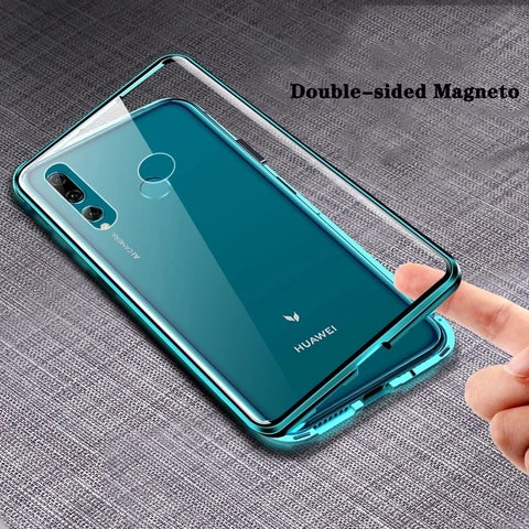 360 Protection Metal Magnetic Case For Huawei