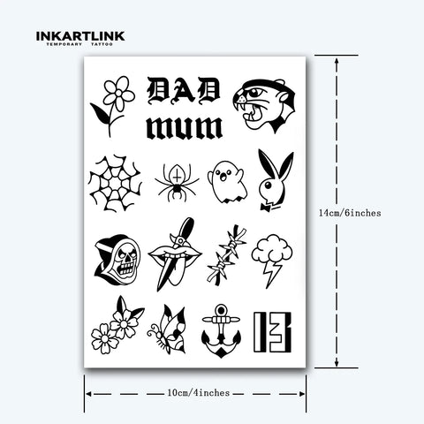 Temporary Tattoo Stickers