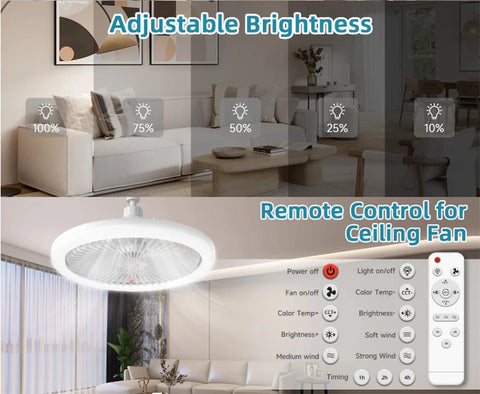 Ceiling Fan with LED Light